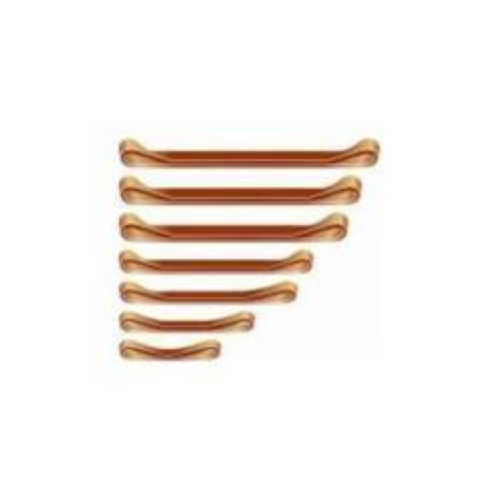 Lebez - Elastici - 0.6 cm x 8.5 cm - 1 kg - ambra